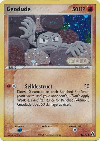 Geodude 53/92 - EX Legend Maker