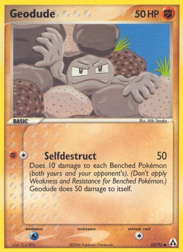 Geodude 53/92 - EX Legend Maker