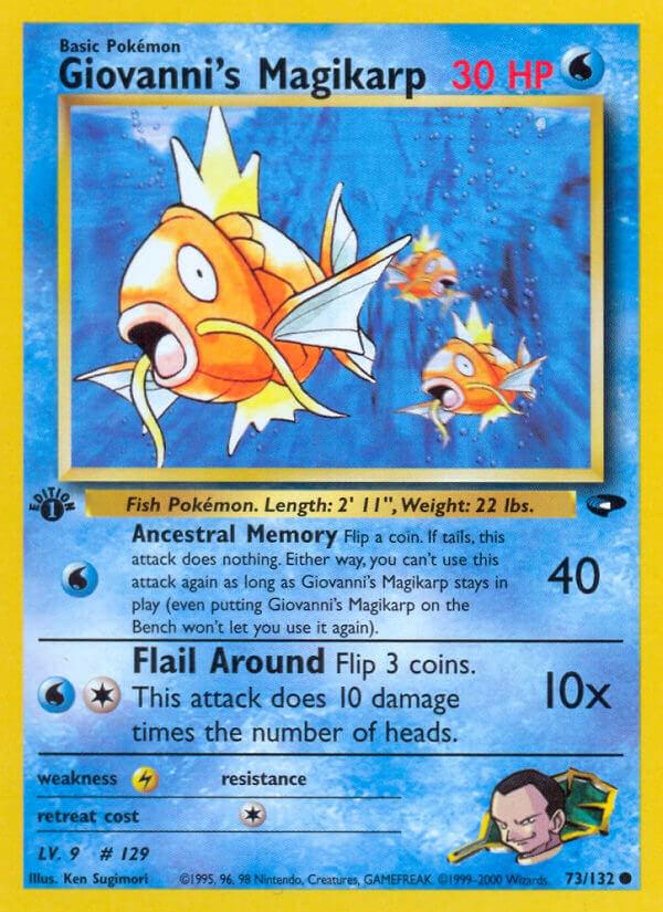 Giovanni's Magikarp 73/132 - Gym Challenge