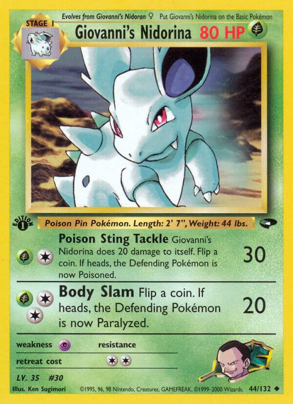 Giovanni's Nidorina 44/132 - Gym Challenge