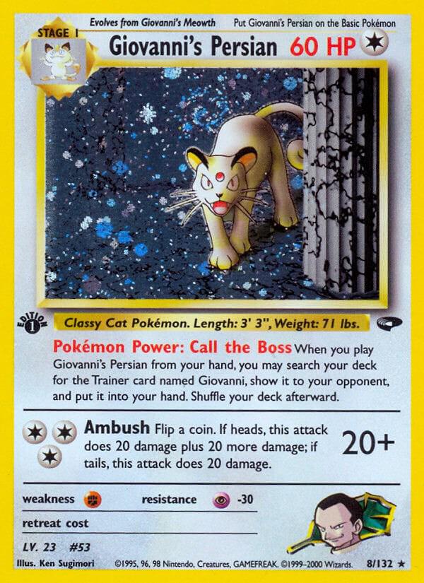 Giovanni's Persian 8/132 - Gym Challenge