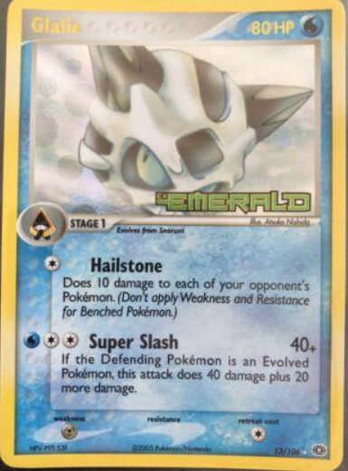 Glalie 13/106 - EX Emerald