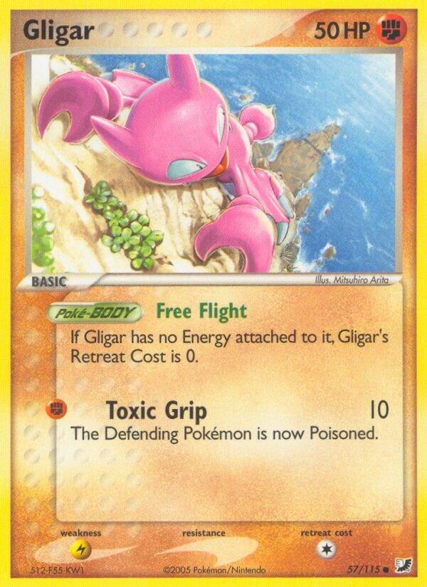 Gligar 57/115 - EX Unseen Forces