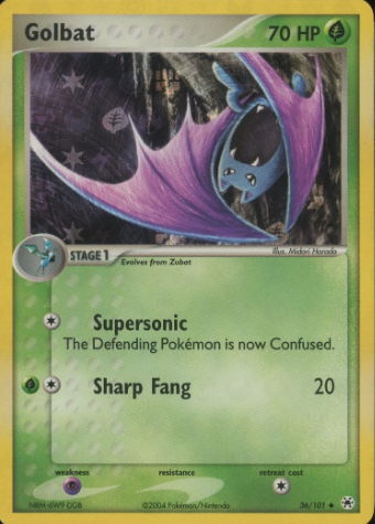 Golbat 36/101 - EX Hidden Legends