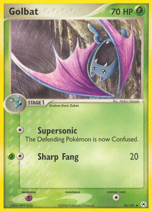 Golbat 36/101 - EX Hidden Legends