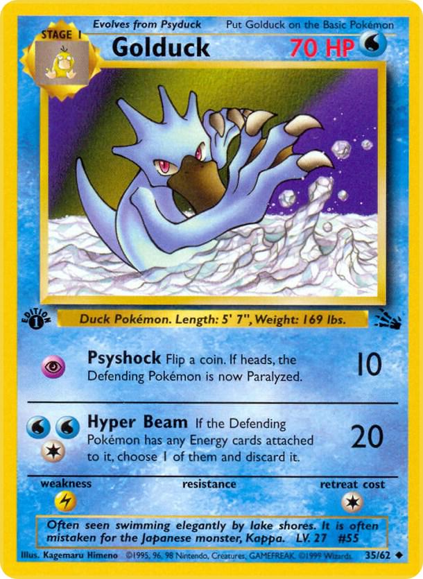 Golduck 35/62 - Fossil Set