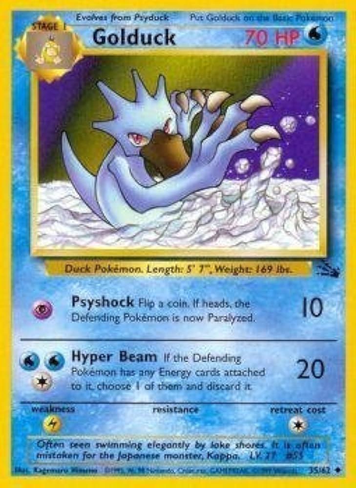 Golduck 35/62 - Fossil Set