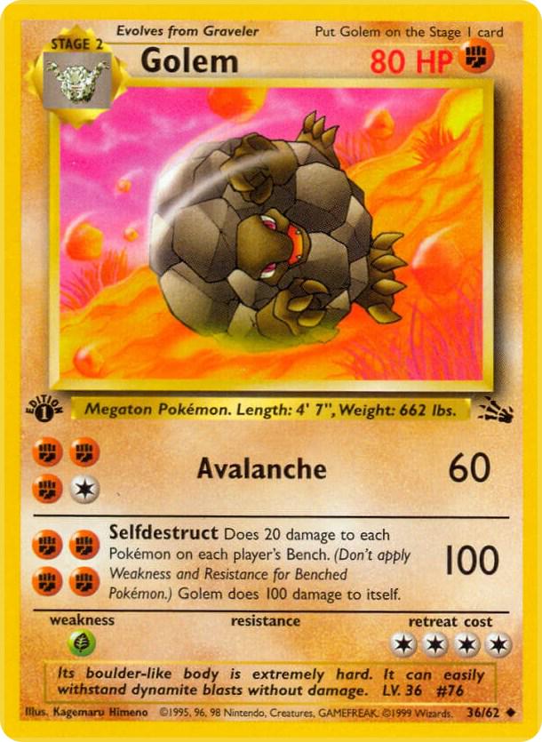 Golem 36/62 - Fossil Set