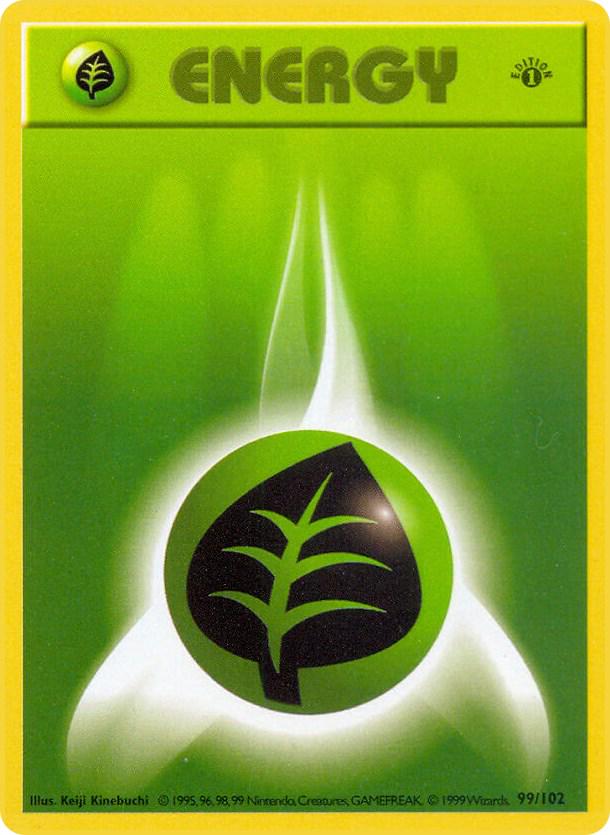 Grass Energy 99/102 - Base Set