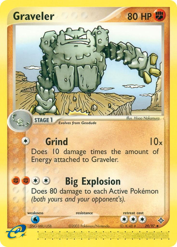 Graveler 29/97 - EX Dragon