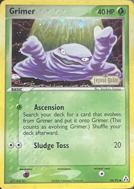 Grimer 54/92 - EX Legend Maker