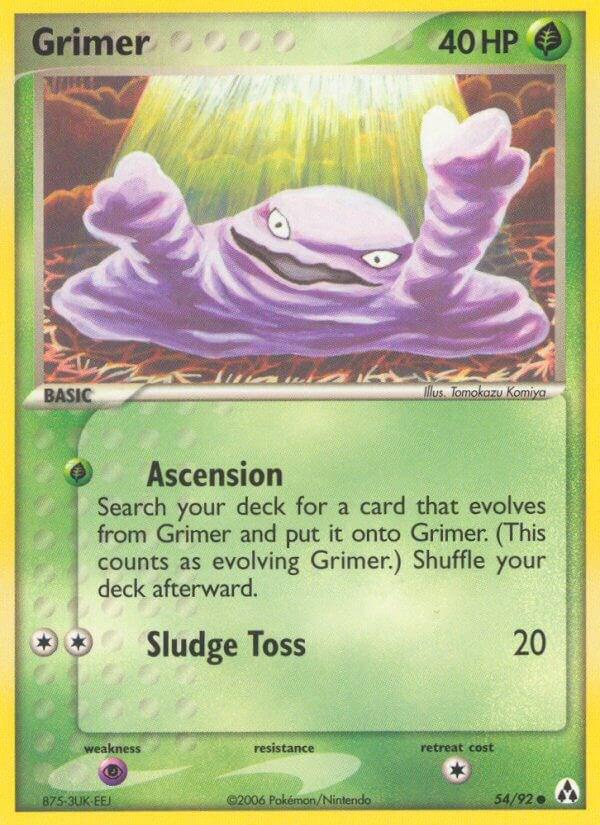 Grimer 54/92 - EX Legend Maker