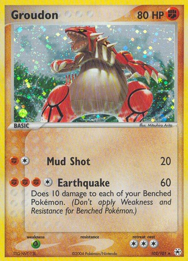 Groudon 102/101 - EX Hidden Legends