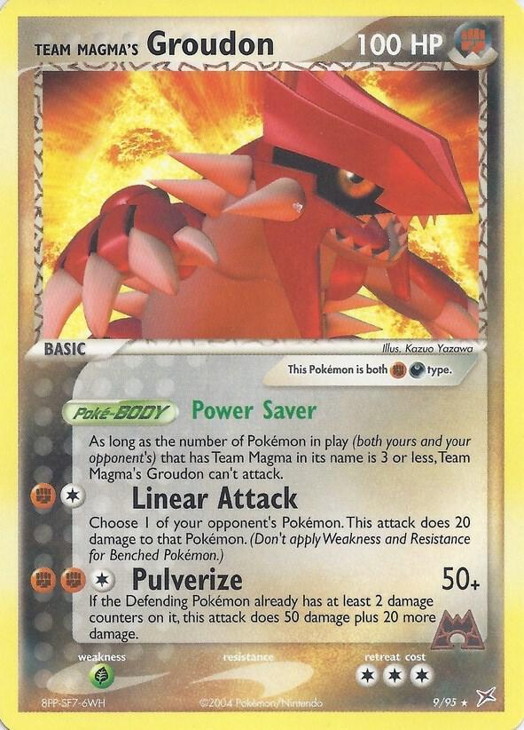 Groudon 9/95 - EX Team Magma vs Team Aqua