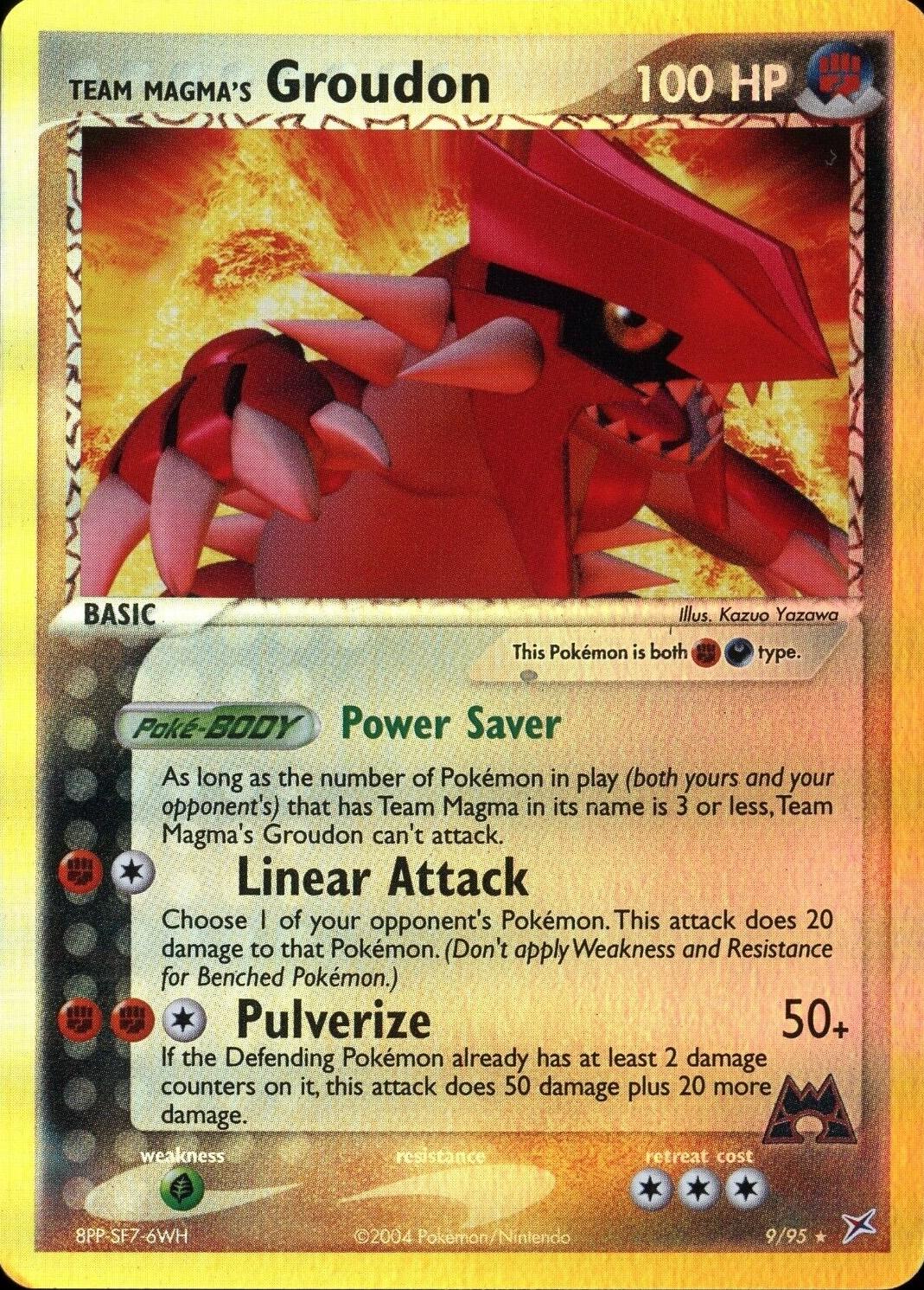 Groudon 9/95 - EX Team Magma vs Team Aqua
