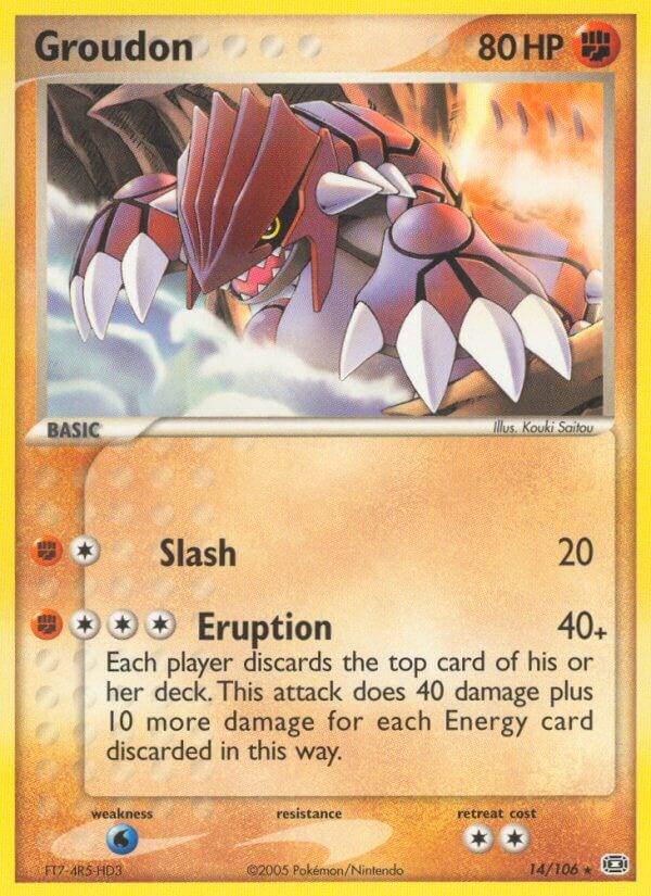Groudon 14/106 - EX Emerald