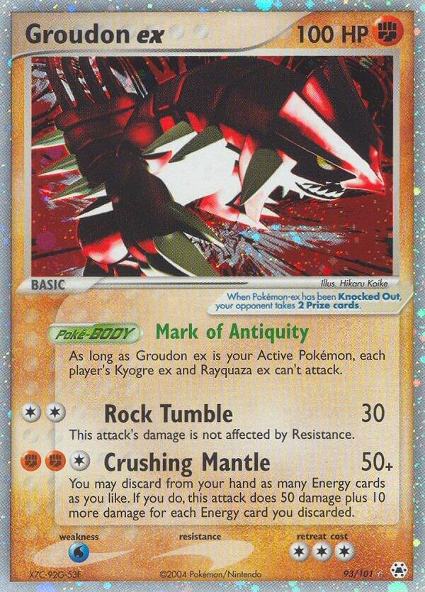 Groudon EX 93/101 - EX Hidden Legends