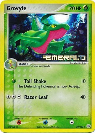 Grovyle 28/106 - EX Emerald