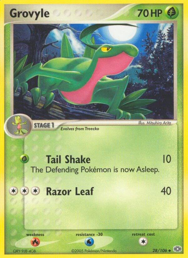 Grovyle 28/106 - EX Emerald