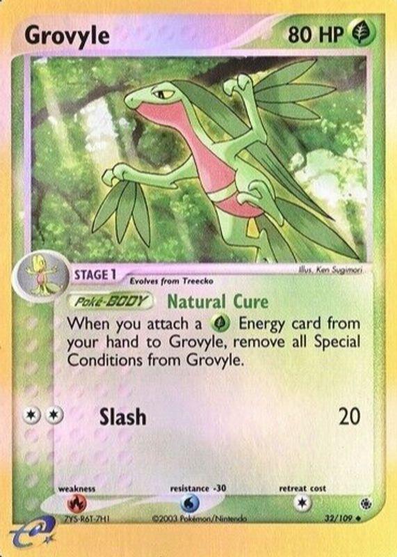 Grovyle 32/109 - EX Ruby & Sapphire