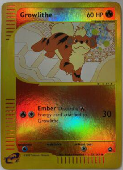 Growlithe 51/147 - Aquapolis