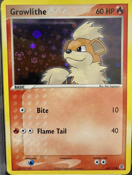 Growlithe 64/112 - EX Fire Red & Leaf Green