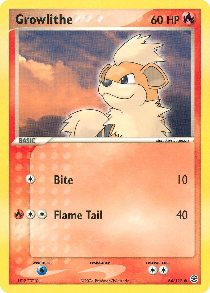 Growlithe 64/112 - EX Fire Red & Leaf Green