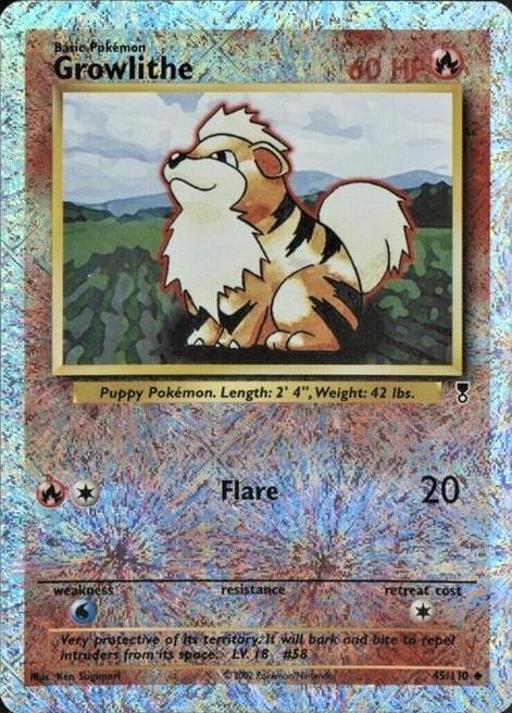 Growlithe 45/110 - Legendary Collection