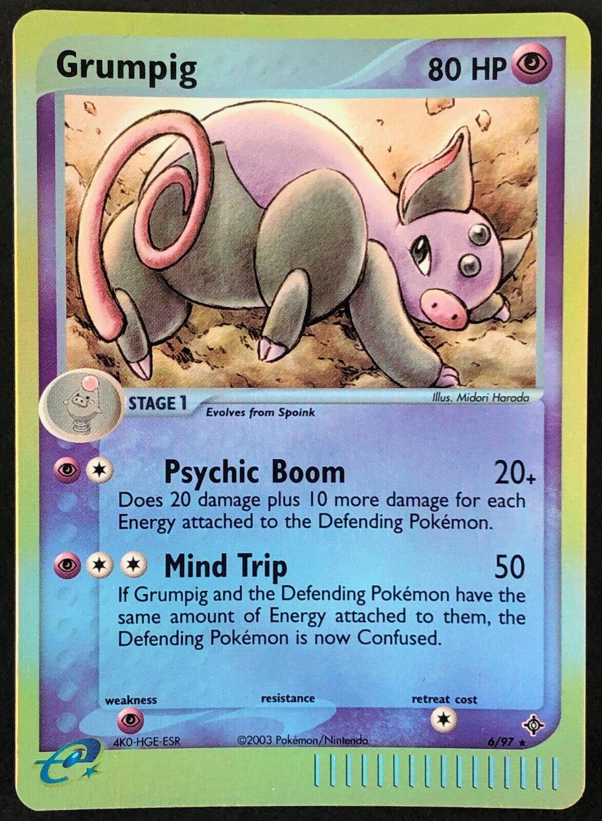 Grumpig 6/97 - EX Dragon