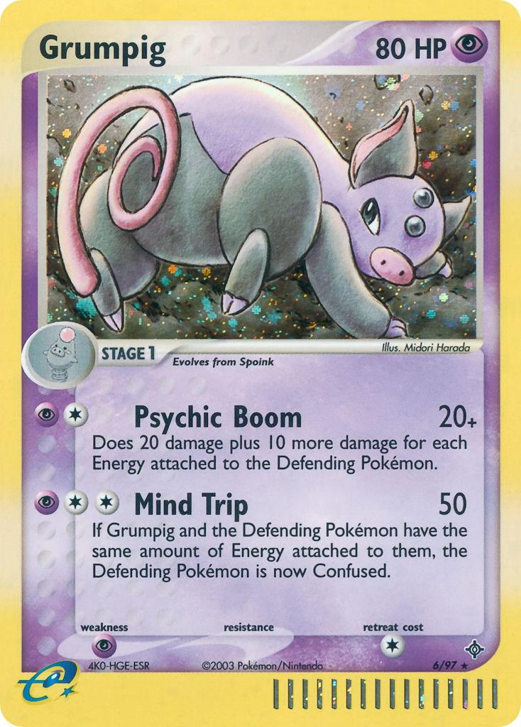Grumpig 6/97 - EX Dragon