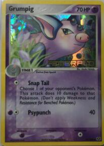 Grumpig 30/106 - EX Emerald