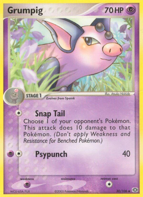 Grumpig 30/106 - EX Emerald