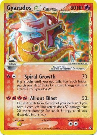 Gyarados Gold Star 102/110 - EX Holon Phantoms