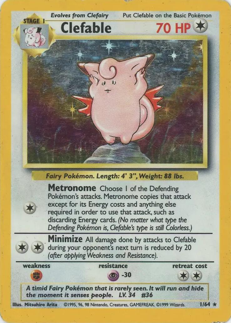 Clefable 1/64 - Jungle Set