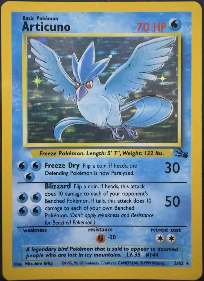 Articuno 2/62 - Fossil Set