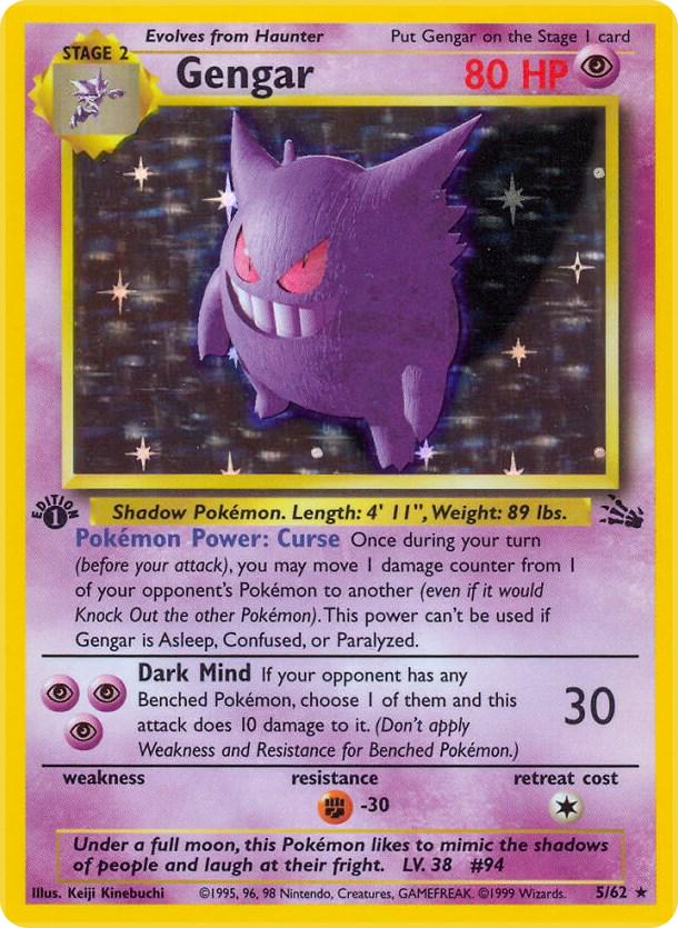 Gengar 5/62 - Fossil Set