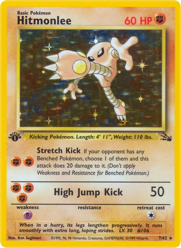 Hitmonlee 7/62 - Fossil Set