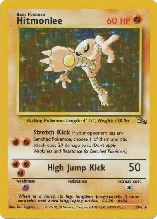 Hitmonlee 7/62 - Fossil Set