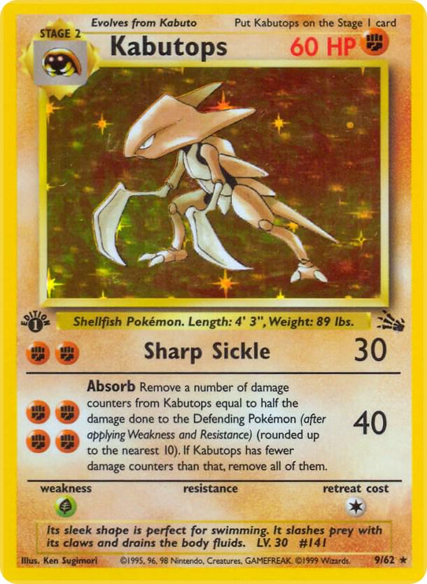 Kabutops 9/62 - Fossil Set