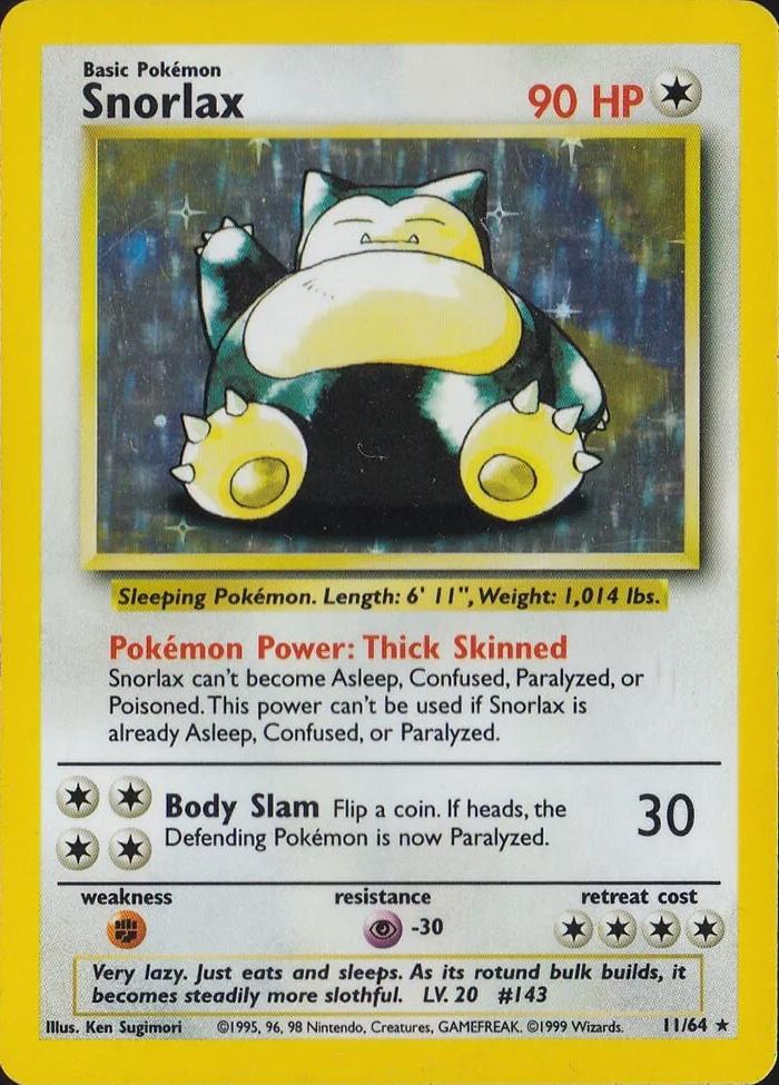 Snorlax 11/64 - Jungle Set