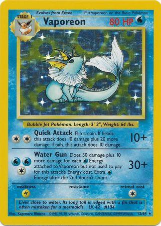 Vaporeon 12/64 - Jungle Set