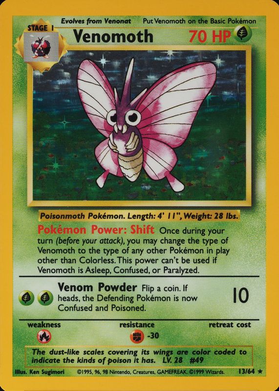 Venomoth 13/64 - Jungle Set