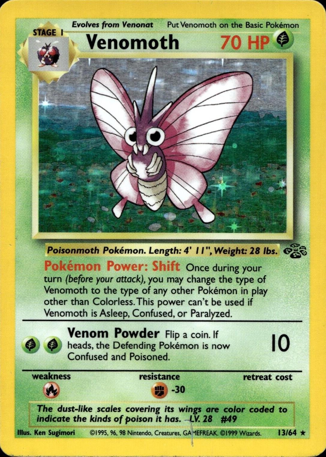 Venomoth 13/64 - Jungle Set