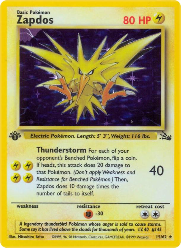 Zapdos 15/62 - Fossil Set