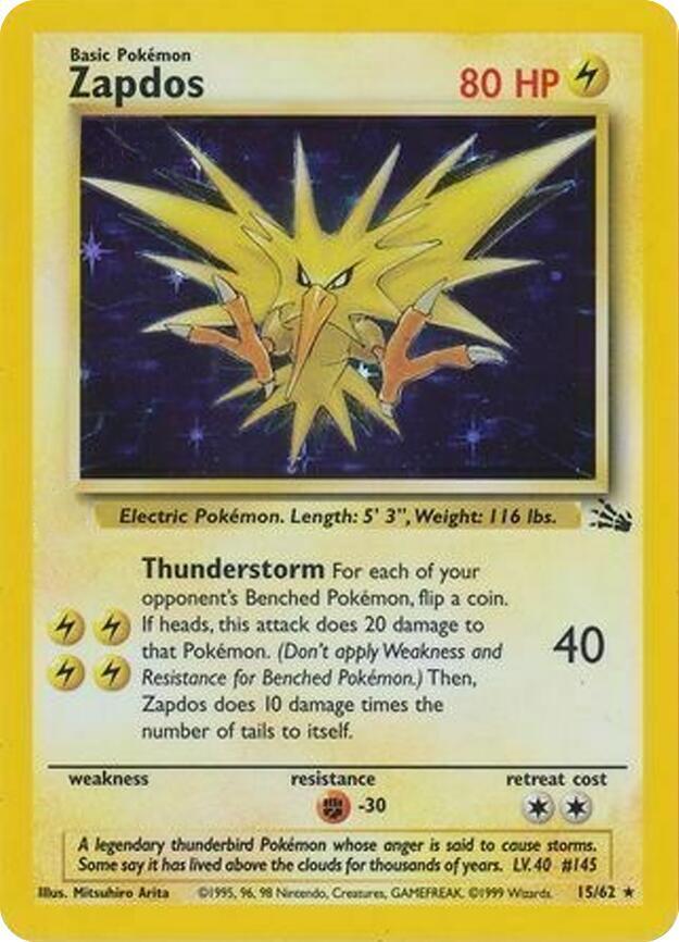 Zapdos 15/62 - Fossil Set