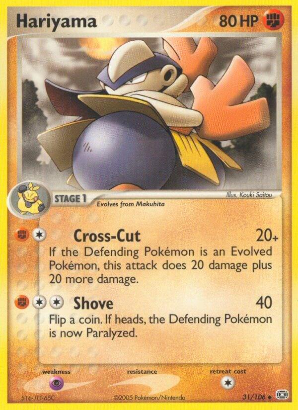 Hariyama 31/106 - EX Emerald