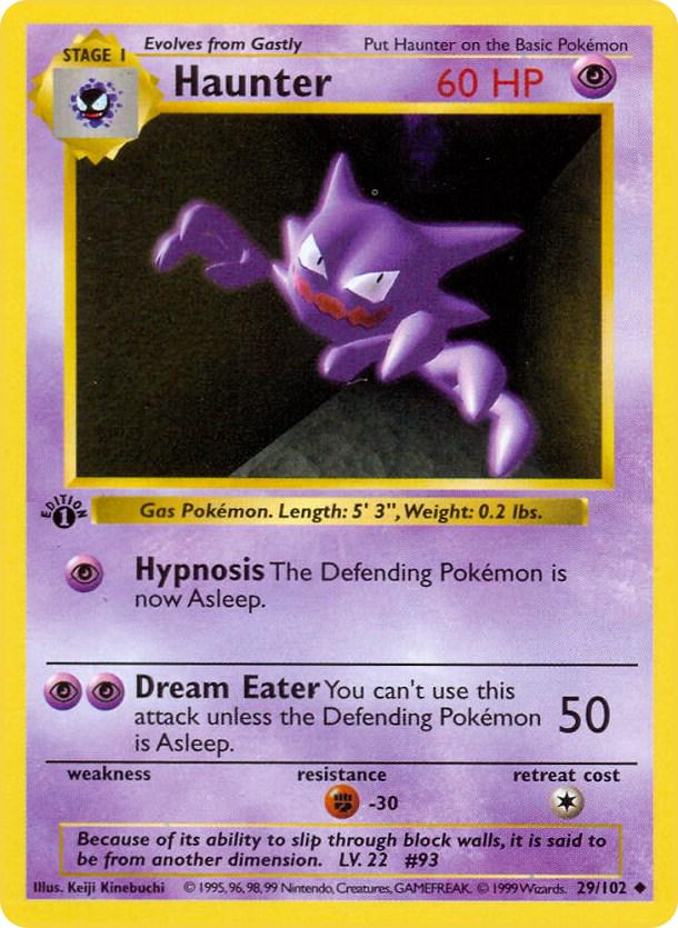 Haunter 29/102 - Base Set