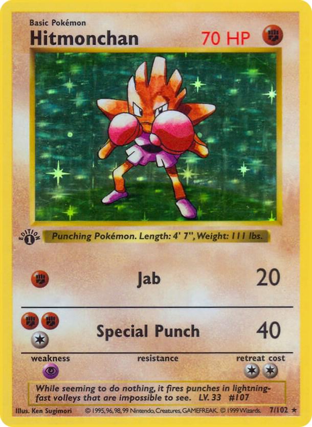 Hitmonchan 7/102 - Base Set