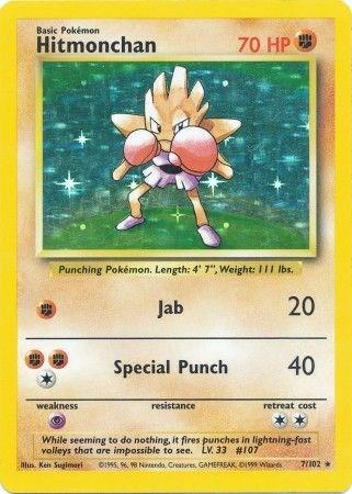 Hitmonchan 7/102 - Base Set