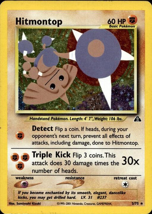 Hitmontop 3/75 - Neo Discovery